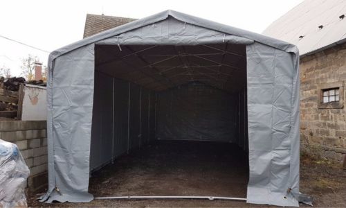 A ponyvaraktár gyors összeszerelése