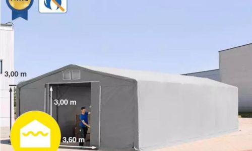 Ponyvás raktárcsarnok, mint univerzális tároló