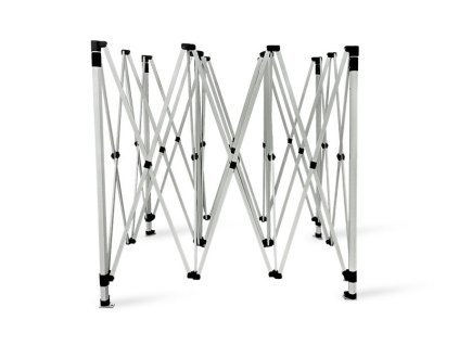 3×4,5 m ollós sátor fémváz – acél standard konstrukció