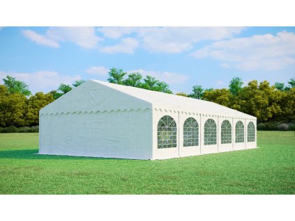 Rendezvénysátor 6×12 m – PVC Max 2 m, fehér