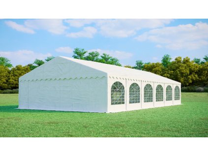 Rendezvénysátor 8×12 m – PVC Max 2 m, fehér