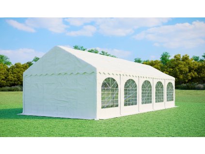 Rendezvénysátor 6×10 m – PVC Max 2 m, fehér