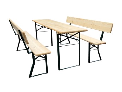 sörkészlet háttámlával