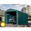 Mobil garázs PVC 720HD 4x8m - MAGASSÁG 3,35m szín sötétzöld
