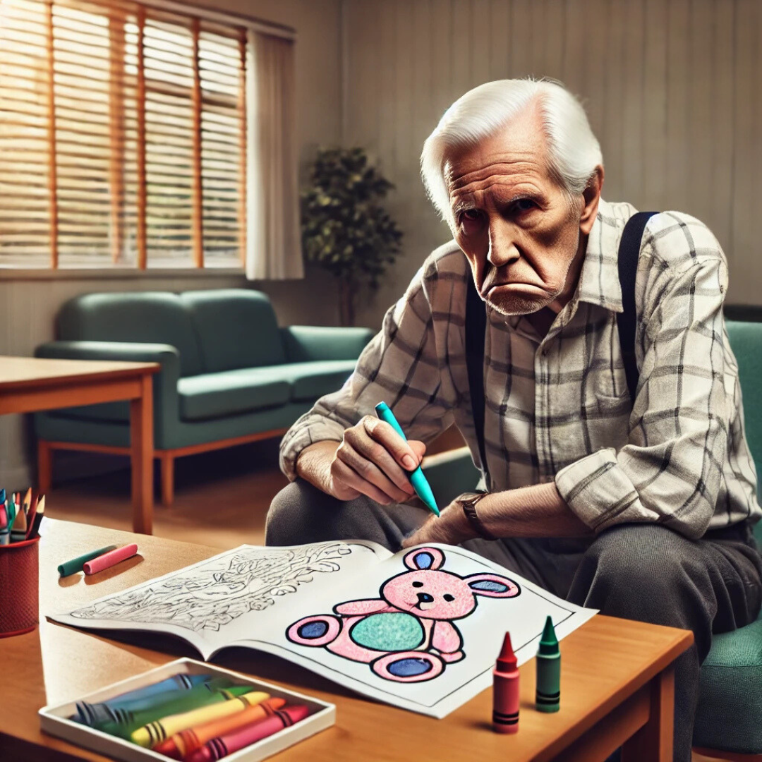 Infantilní aktivizace v domovech seniorů: Kdy je tvoření vhodné a kde je hranice?