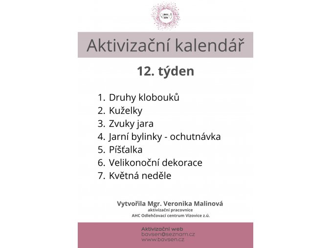 Aktivizační kalendář(63)