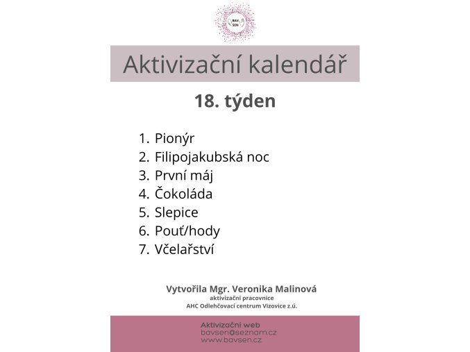 Aktivizační kalendář(41)