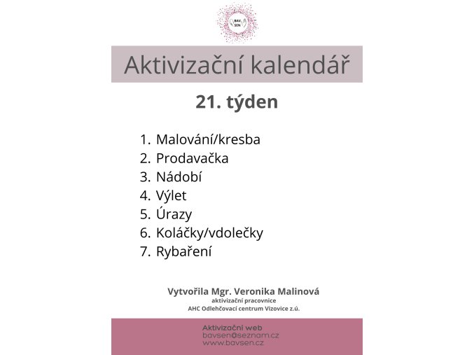 Aktivizační kalendář(6)