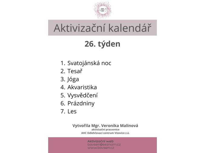 Aktivizační kalednář 5 (33)