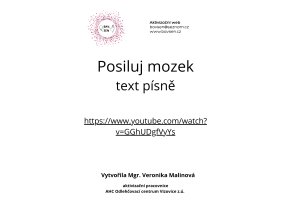 Jak posilovat mozek