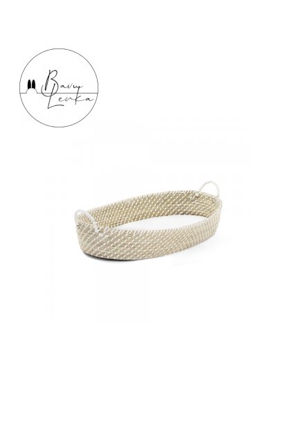 Ahojbaby Přebalovací košík pro miminko Smart Basket natural + podložka