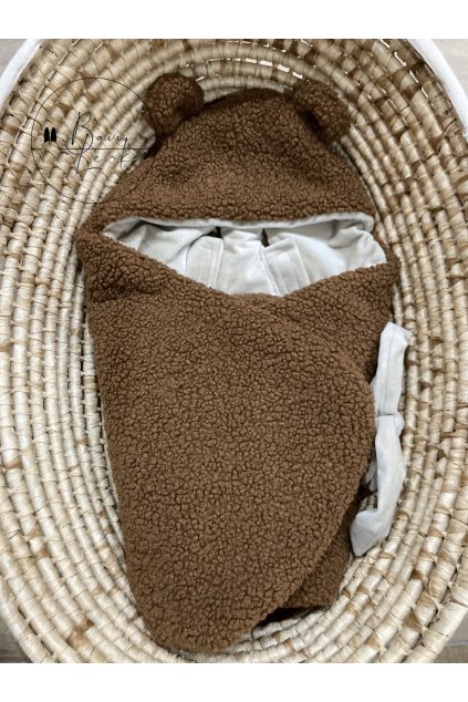 Deka do vajíčka Teddy Bear - hnědý