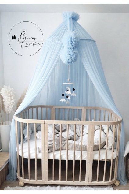 Nebesa/Baldachýn - baby blue