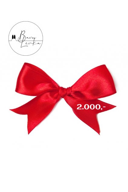 Dárkový poukaz 2.000,-