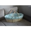 Ahojbaby Potah do Mojžíšova košíku pro miminko Mint
