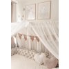 Nebesa/Baldachýn na domečkovou postýlku - bílý
