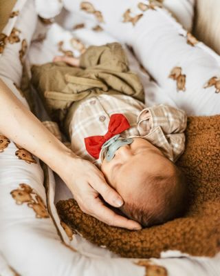 🧸🤎 spokojený zákazníček v medvídkové kolekci 🥰 K dostání na našem e-shopu, kolekce Teddy: https://www.bavulenka.cz/medove/...