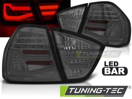 tt zadni svetla led bar bmw e90 05 08 chrom kourova