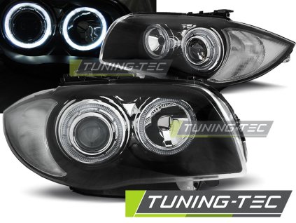 16328 predni svetla led angel eyes bmw 1 e81 e87 04 07 cerna