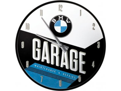 hodiny bmw garage