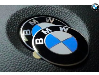 545 bmw znak logo do volantu modrobily 45mm originalni dil bmw