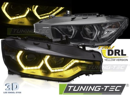 tt predni svetla s yellow led pro bmw f30 f31 11 15 cerna