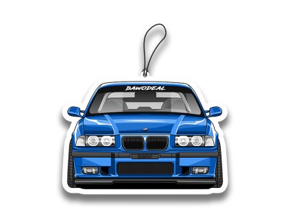 Závěsná vůně do auta - BMW E36 M3 Estoril Blue