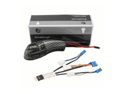 Hlavice řadicí páky BMW E46 E60 E61 E63 E64 - 61319296904 carbon automatická převodovka LED