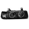 Přední světla angel eyes CCFL sedan/Tour BMW E36 černá