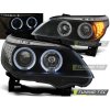 tt predni svetla angel eyes s led bmw e60 e61 03 07 led blinkr cerna