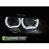 tt 14275 predni svetla xenon d1s 3d led angel eyes bmw e92 e93 06 10 cerna