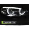 tt 14562 predni svetla xenon d1s 3d led drl angel eyes bmw x5 e70 07 10 cerna