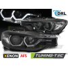 tt predni svetla s led angel eyes drl bmw 3 f30 f31 xenon afs 10 15 cerna