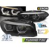 tt predni svetla s led dynamickym blinkrem 3d led angel eyes drl bmw 5 f10 f11 xenon 10 15 cerna
