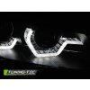 tt 15126 predni svetla s led dynamickym blinkrem 3d led angel eyes drl bmw z4 e89 09 13 xenon afs cerna