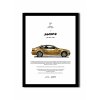 BMW M3 E46 Phoenix Yellow obraz na zeď, poster rám