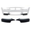 Splittery předního nárazníku pro BMW F30/F31, flapsy, lízátko