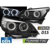 tt predni svetla ccfl angel eyes led blinkr bmw e60 e61 d1s xenon 05 07 cerna