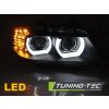 tt 15258 predni svetla 3d led angel eyes led blinkr d1s xenon bmw e90 e91 05 08 s afs cerna