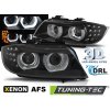 tt predni svetla 3d led angel eyes led blinkr d1s xenon bmw e90 e91 05 08 s afs cerna