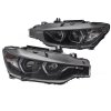 Přední světla s yellow LED pro BMW F30/F31 11-15 černá