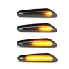 LED dynamické blinkry pro BMW E81, E87 03-12, kouřové blikače, zatmavené