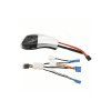 Hlavice řadicí páky BMW E46 E60 E61 E63 E64 - 61319296904 černá/stříbrná automatická převodovka LED