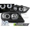 tt predni svetla 3d led angel eyes bmw e90 e91 05 08 cerna