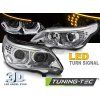 tt predni svetla 3d led angel eyes led blinkr bmw e60 e61 03 07 chromova