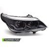tt 16886 predni svetla 3d led angel eyes led blinkr bmw e60 e61 03 07 cerna