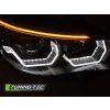 tt 16889 predni svetla 3d led angel eyes led blinkr bmw e60 e61 03 07 cerna