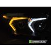 tt 17797 predni svetla s led pro bmw e90 e91 2005 2008 cerna