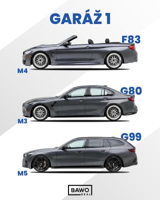 🤤 Kterou dream garáž vybereš? 1, 2 nebo 3? ⬇️ #bmw #bmwm #bmwlifestyle #bmwperformance #bawodealcz #bawodeal #bmwm3 #bmwm5...