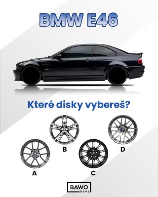 A - B - C nebo D? 😈🫵🏻 Napiš ⬇️ #bmw #bawodealcz #bmwm #bmwe46